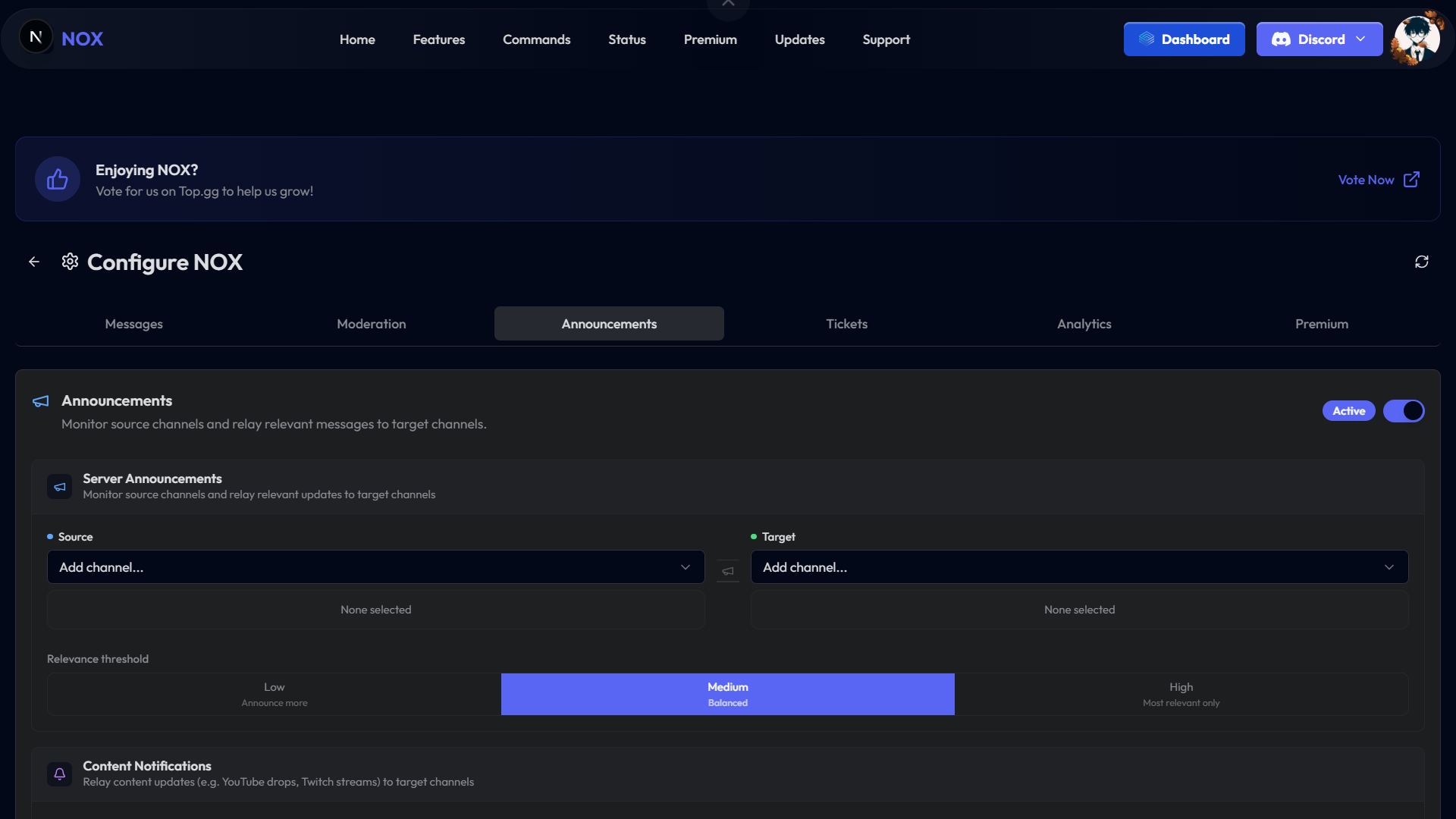 Announcements Hub preview