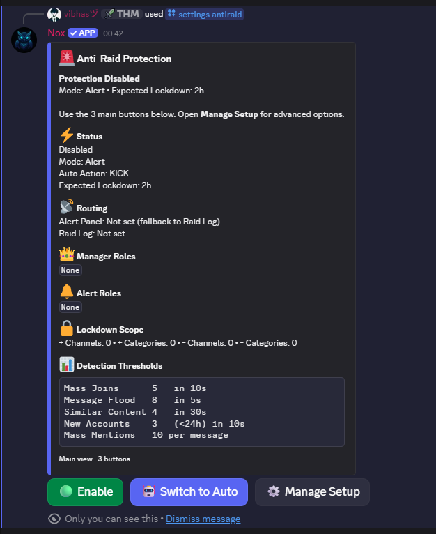 Anti-Raid Protection preview